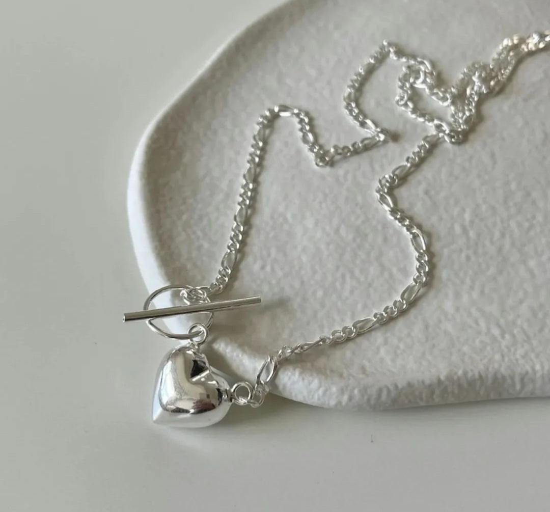 Sterling Silver Heart Necklace