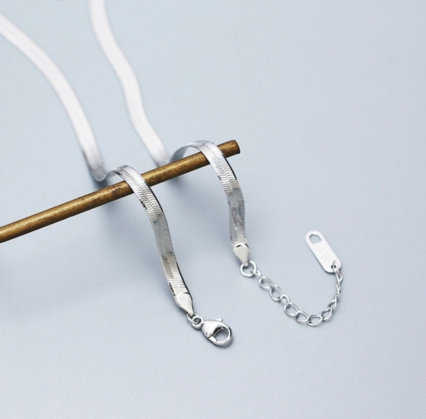 Simple Style 925 Sterling Silver Bracelet