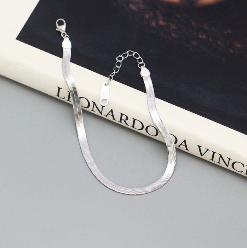 Simple Style 925 Sterling Silver Bracelet