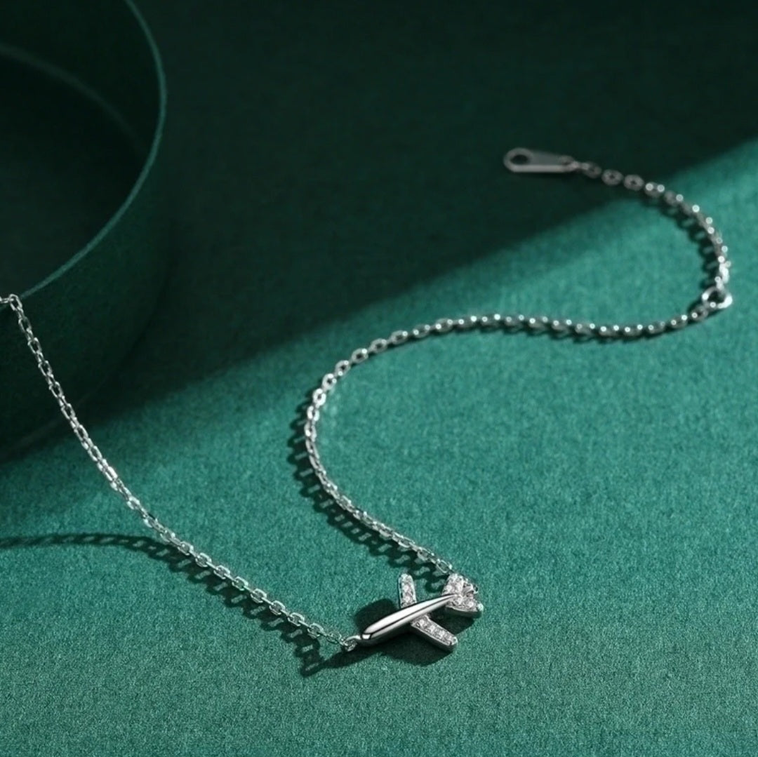 Sterling Silver Aeroplane Bracelet
