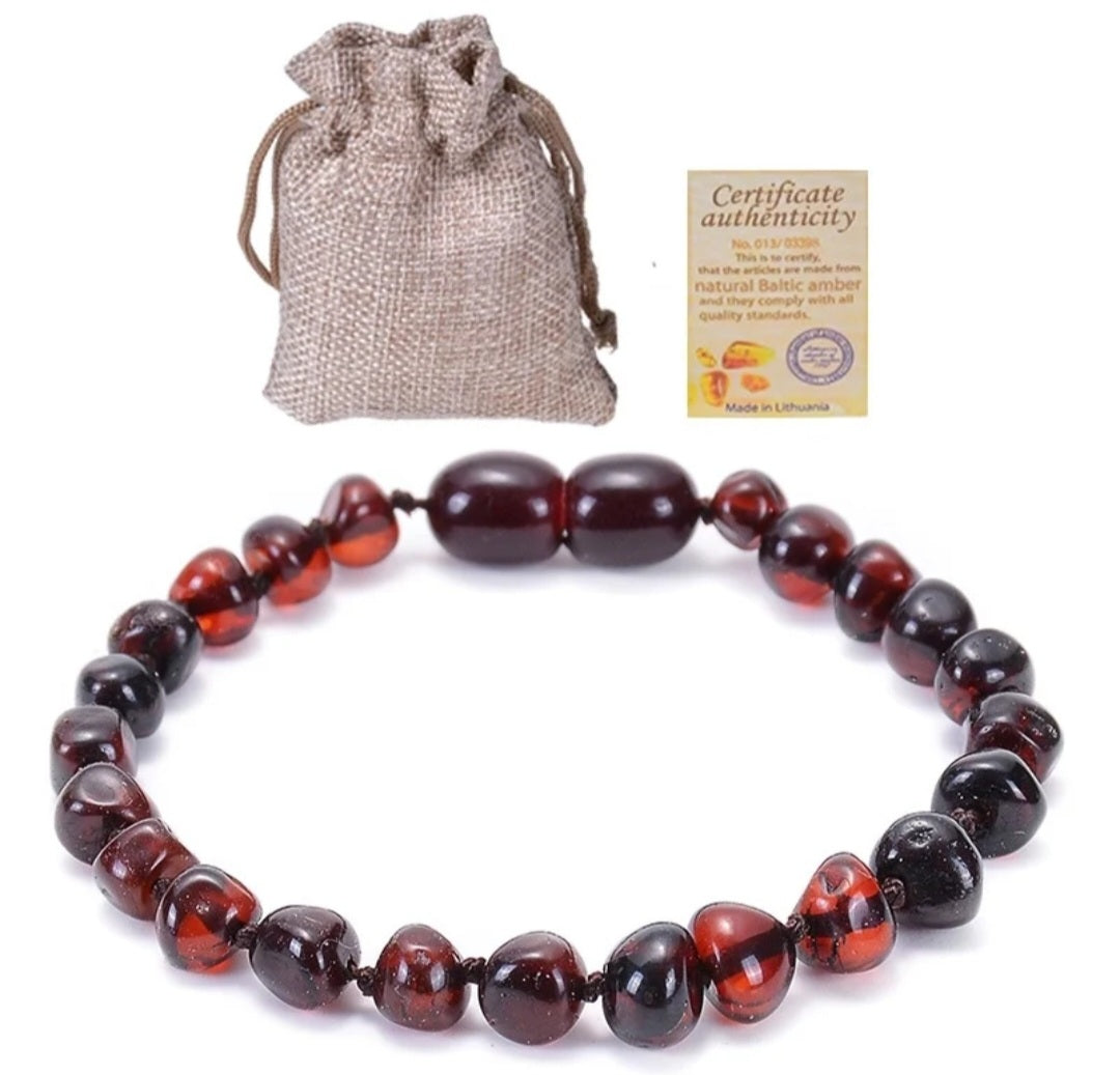 Baby Teething Amber bead Bracelets