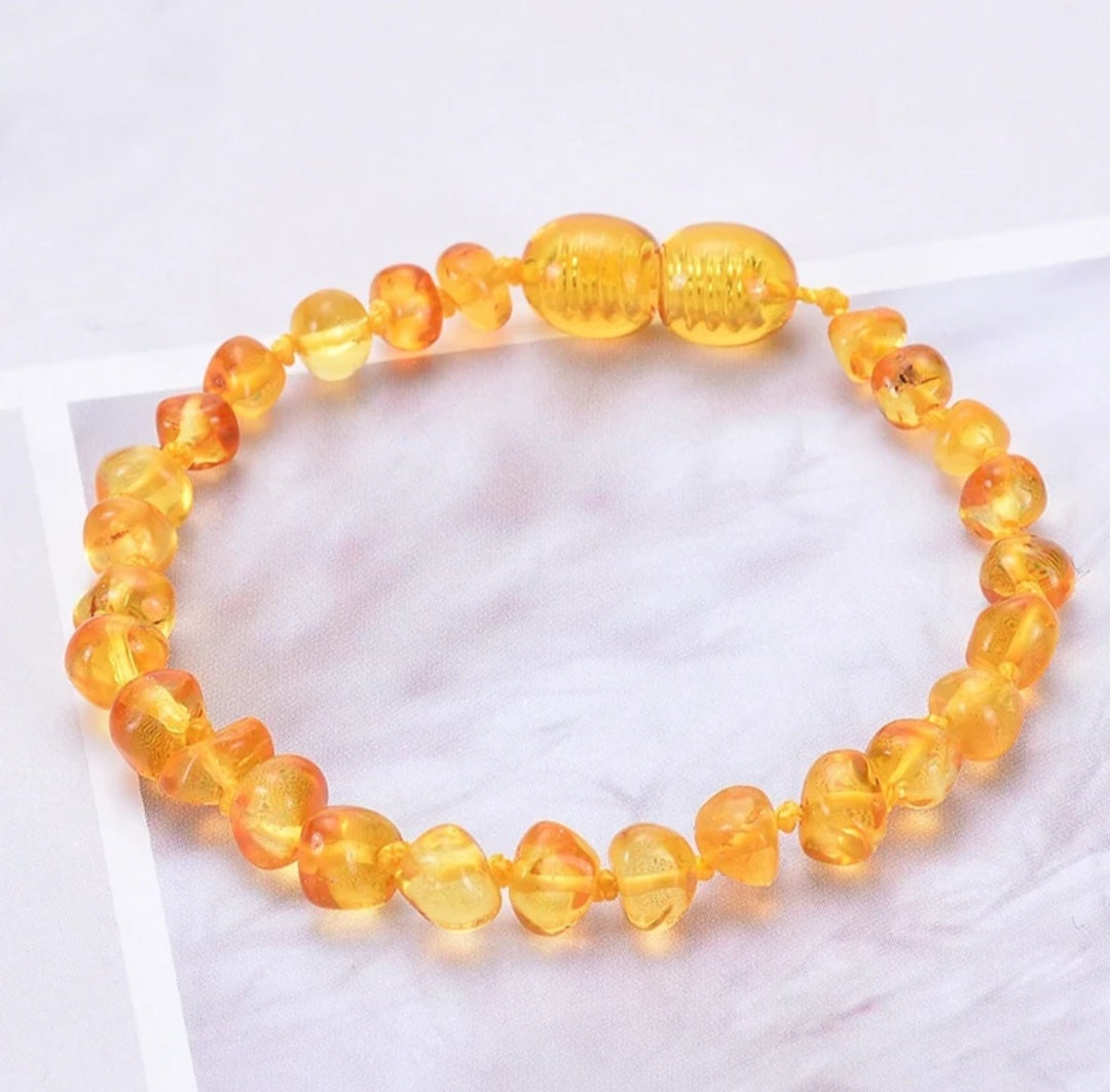 Baby Teething Amber bead Bracelets