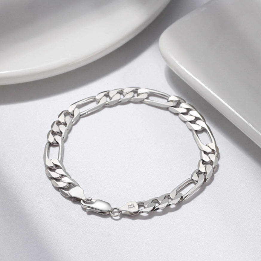 925 Sterling Silver Mens Bracelet