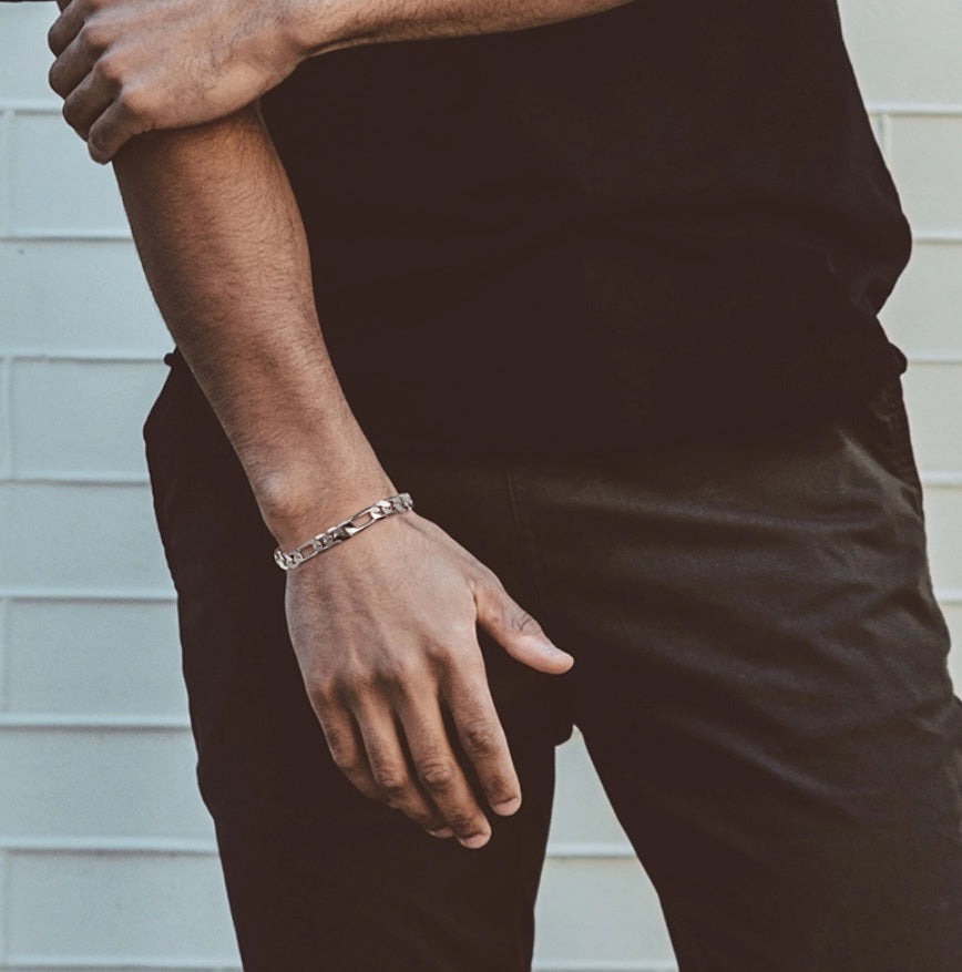 925 Sterling Silver Mens Bracelet