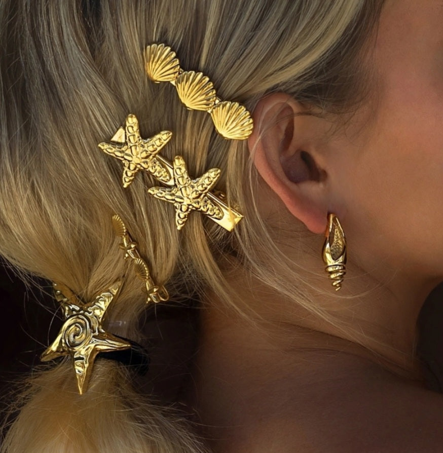 Stainless Steel Beach Hair Accessories
