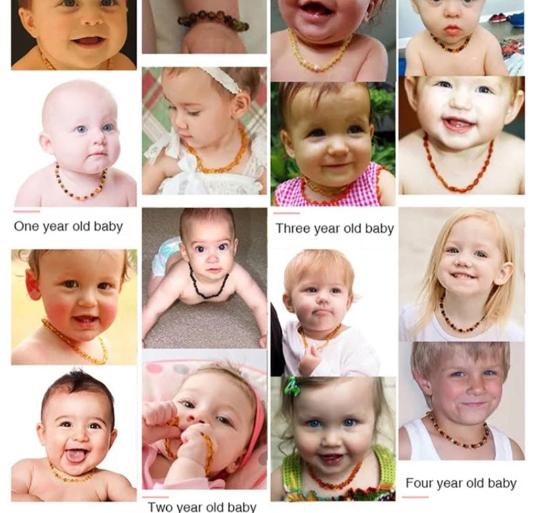 Baby Teething Amber bead Bracelets