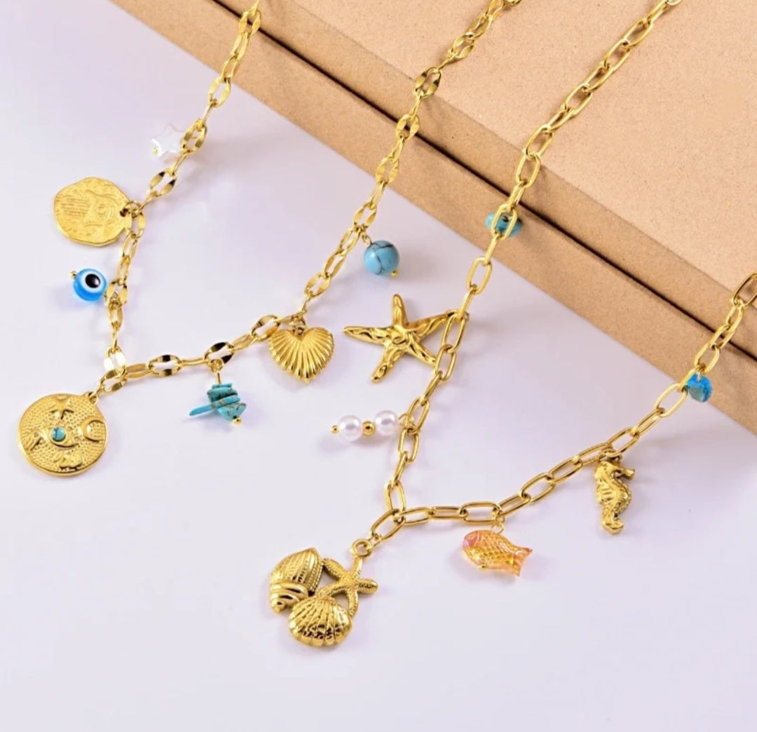 The Perfect Beach Charm Necklace