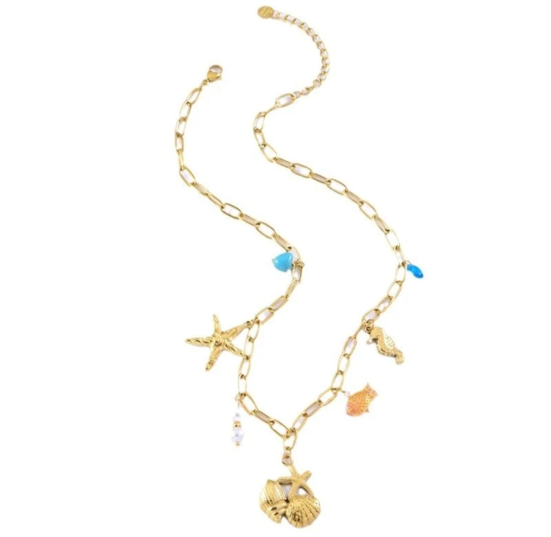 The Perfect Beach Charm Necklace
