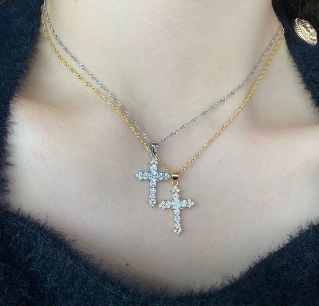 Sterling Silver Cross Necklace