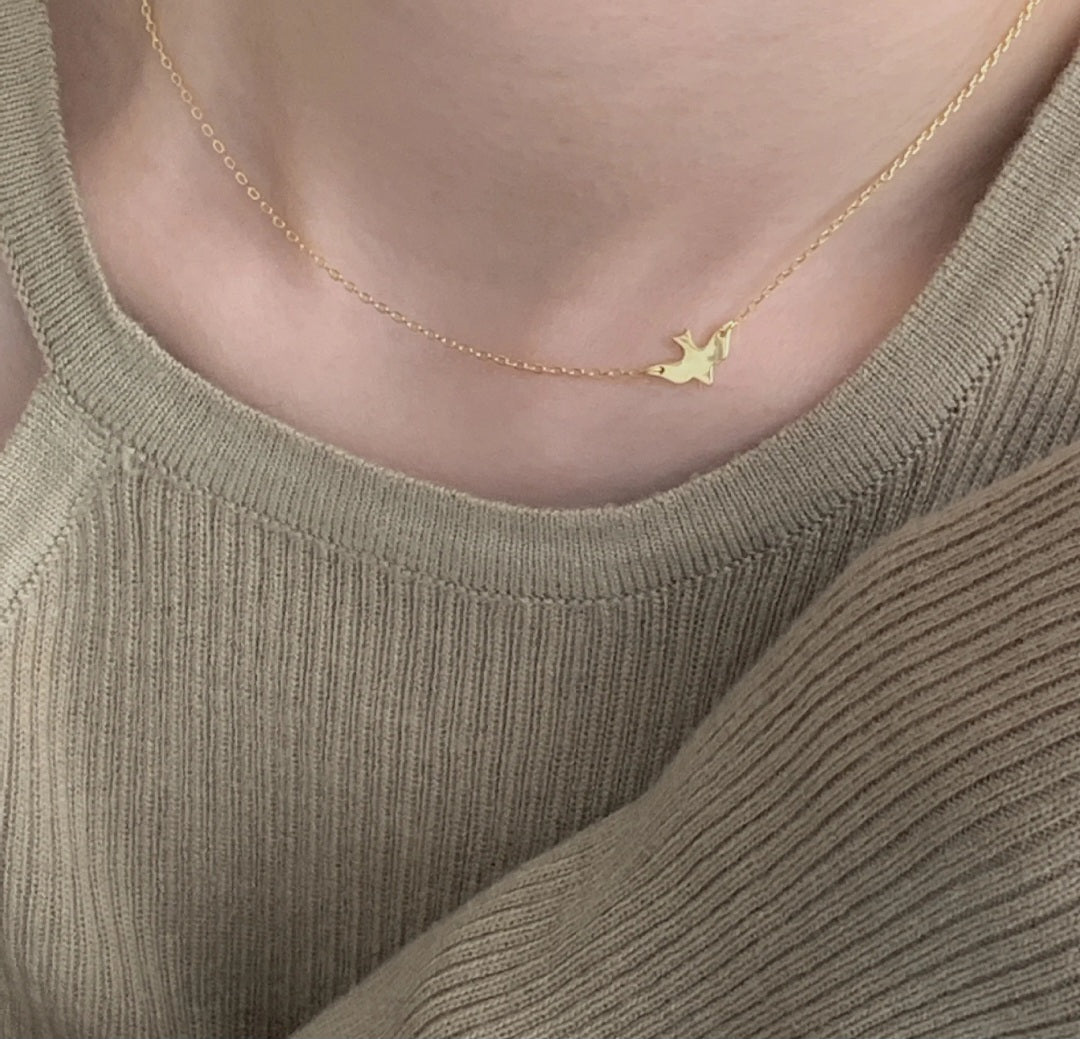 Sterling Silver Bird Necklace