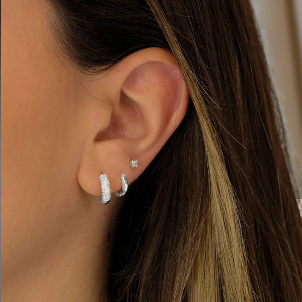 Sterling Silver 3 Piece Earrings